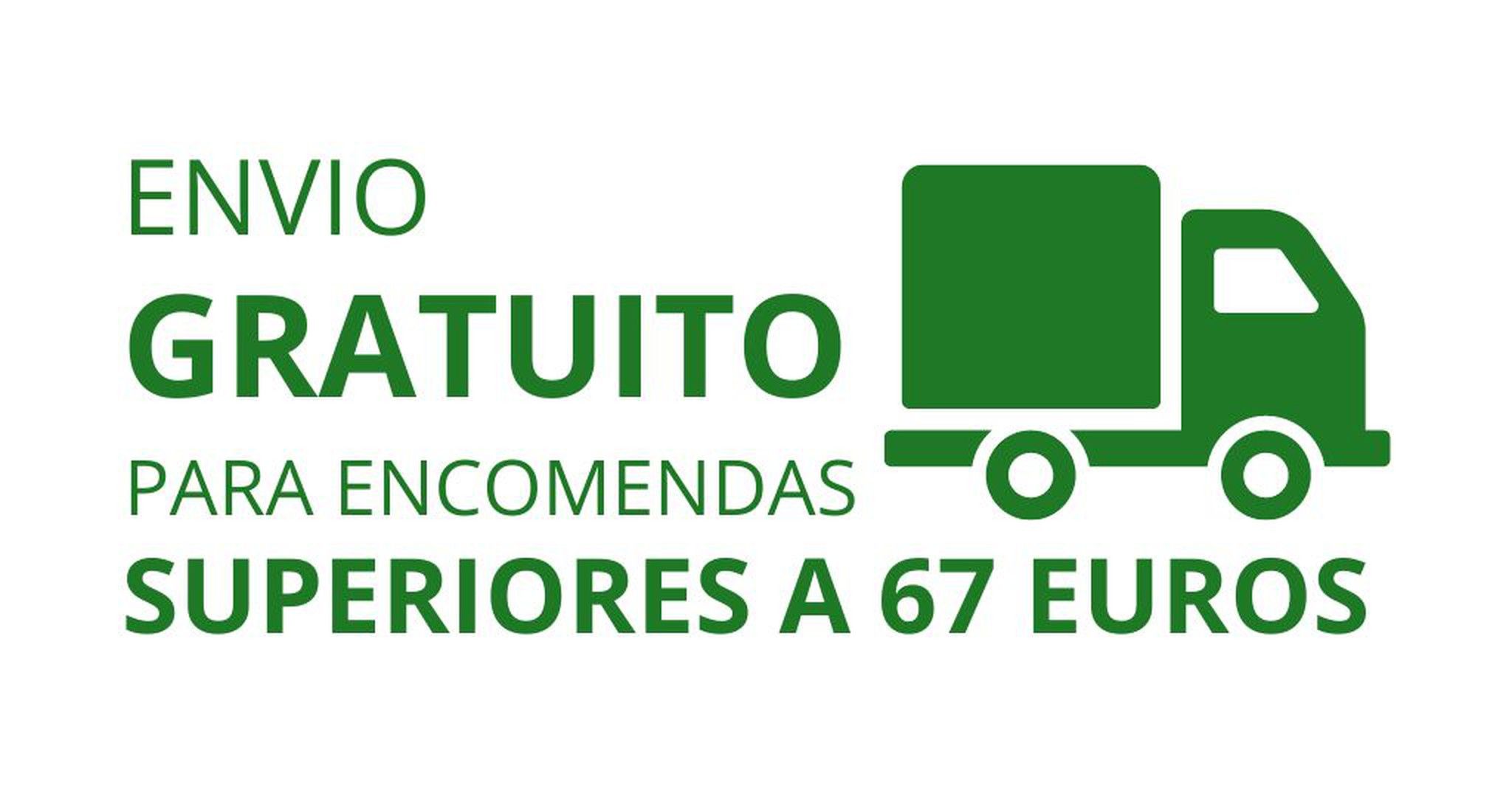 Portes grátis dentro de Portugal Continental em compras superiores a 67 €