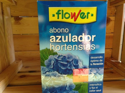 Abono azulador de hortensias, fertilizante