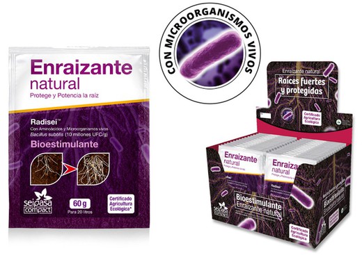 Abono bioestimulante enraizante natural Radisei