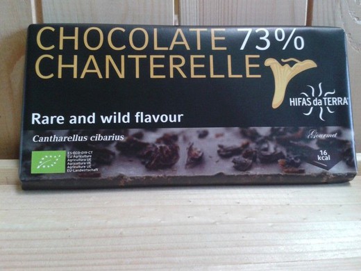 Chocolate y chantarelle, Cantharellus cibarius 73% cacao