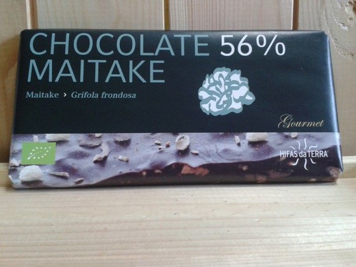 Chocolate y seta Maitake, 56% cacao
