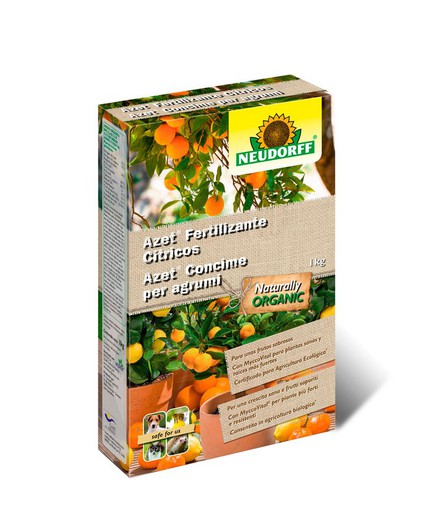 Fertilizante ecológico sólido para cítricos: naranjos, mandarinos, limoneros