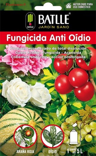 Fungicida anti hongos como oidio y negrilla, contra araña roja, azufre
