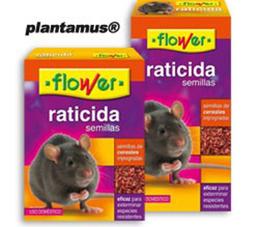 Rodenticida, isca de sementes: ratos, camundongos, toupeiras, ...