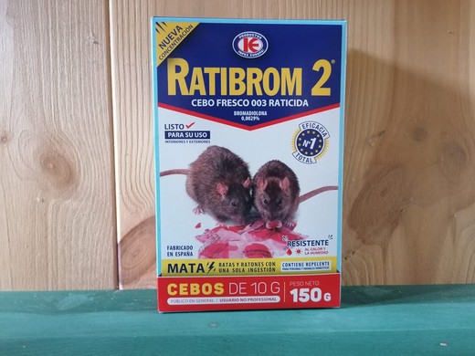 Raticida Ratibrom 2 cebo fresco
