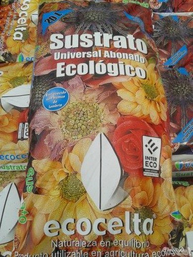 Ecocelta substrato ecológico universal: saco de 20 litros