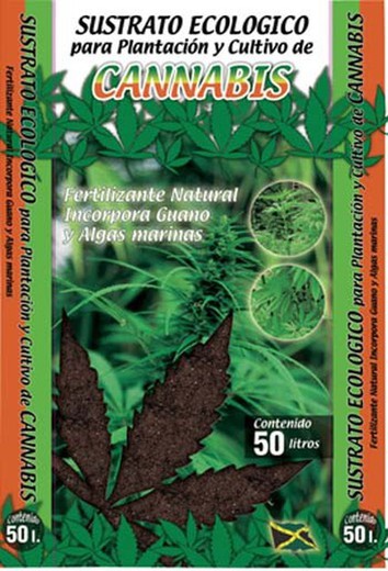 Substrato para plantar e cultivar cannabis natural