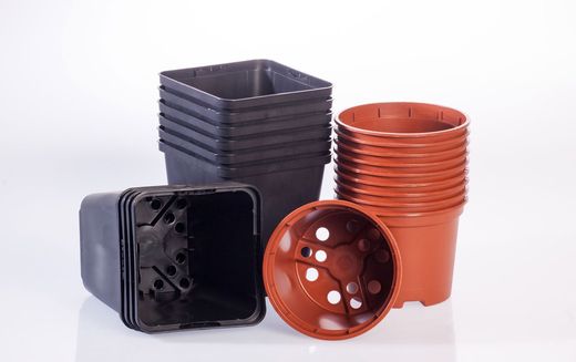 Vasos, bandejas e floreiras