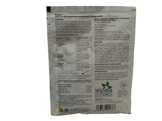 Fertilizante bioestimulante de enraizamento natural Radisei