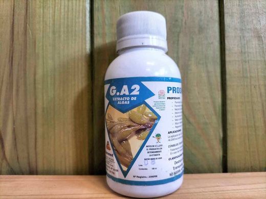 Abono ecológico líquido de extracto de algas de origen vegetal