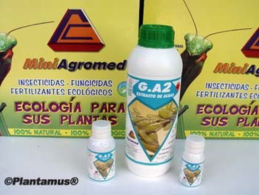 Abono ecológico líquido de extracto de algas de origen vegetal