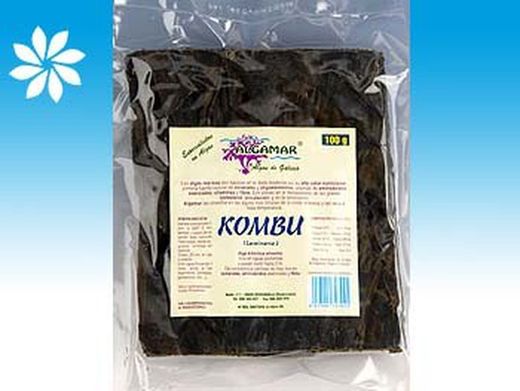 Algas kombu orgânicas (laminaria)