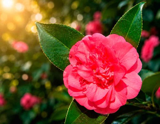 Camellia japonica "Cassandra"