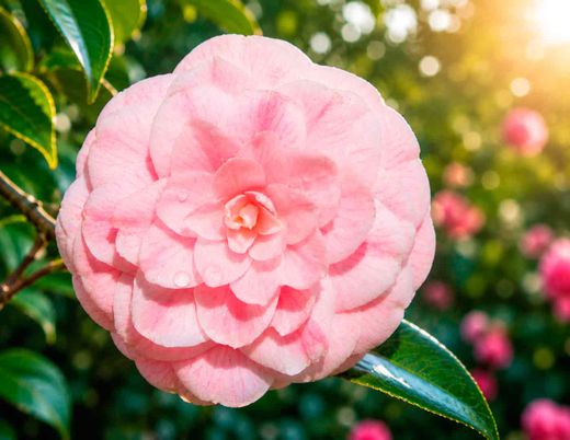 Camellia japonica "Virginia franco"