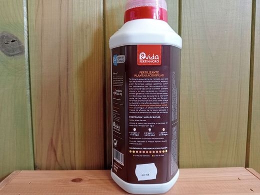 Fertilizante plantas ácidas