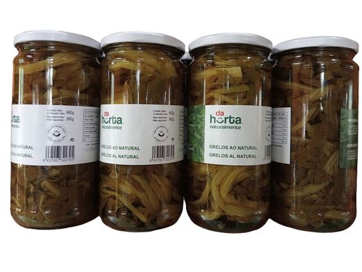 Grelos al natural