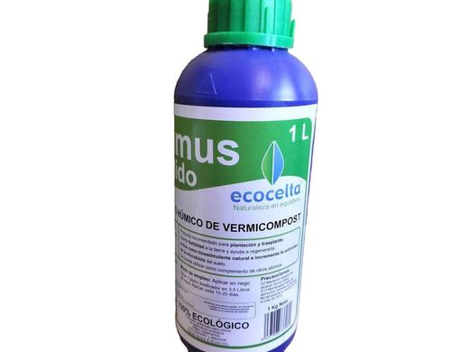 Humus de lombriz líquido ecológico Ecocelta