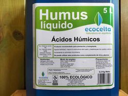 Humus de lombriz líquido ecológico Ecocelta
