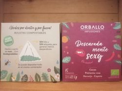 Infusão ecológica de cacau, pimenta rosa, laranja e pimenta de Caiena