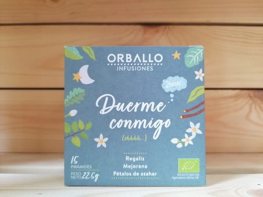 Infusión ecológica de regaliz, mejorana y pétalos de azahar