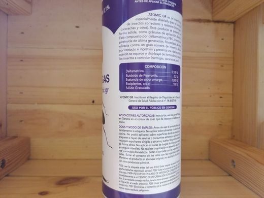 Insecticida granulado antihormigas y otros insectos de suelo rastreros