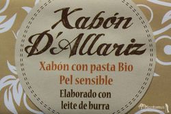 Sabonete de leite de burro com pasta BIO