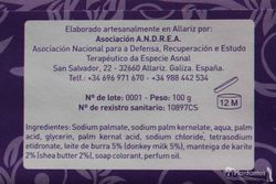 Jabón con leche de burra lavanda