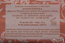 Jabón con leche de burra té de rosas