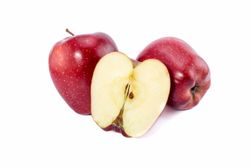 Pommier en chef rouge en motte