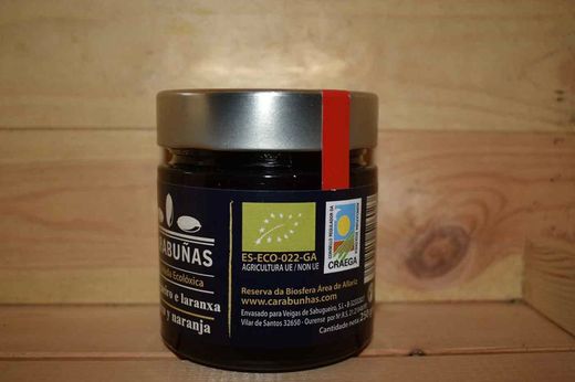 Sabugueiro orgânico e geléia de laranja