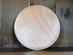 Plato de madera de haya de 24 cm de diámetro