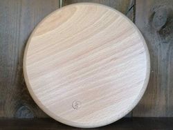 Plato de madera de haya de 24 cm de diámetro