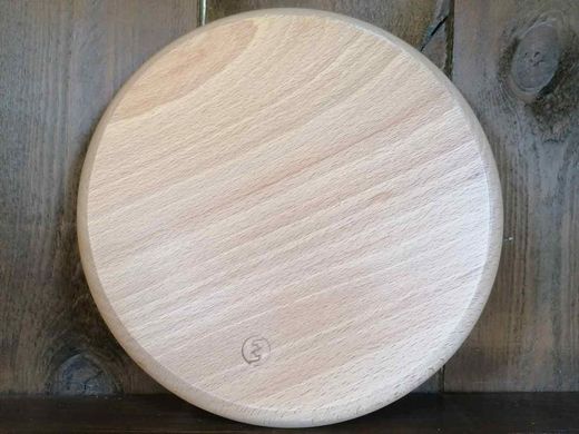Plato de madera de haya de 24 cm de diámetro