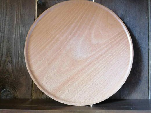 Plato en madera de haya de 26 cm de diámetro