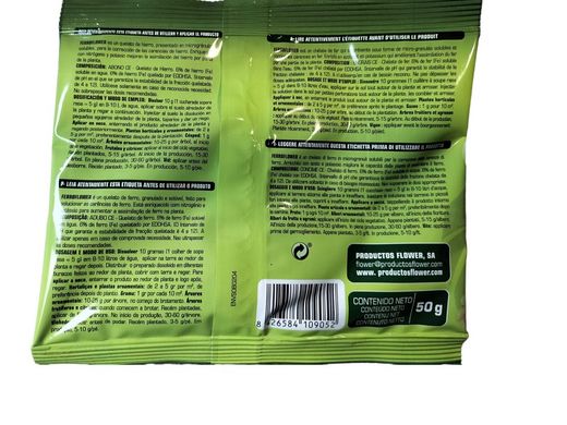 Quelato de hierro para clorosis férrica