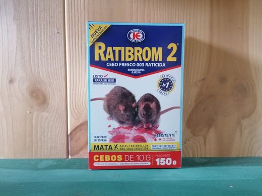 Ratibrom veneno de rato 2 isca fresca