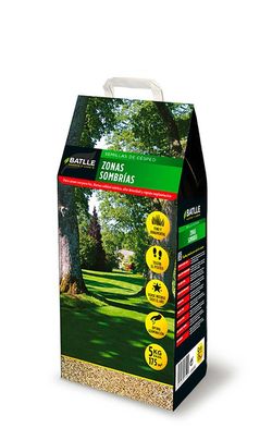 Áreas com sombra para gramado