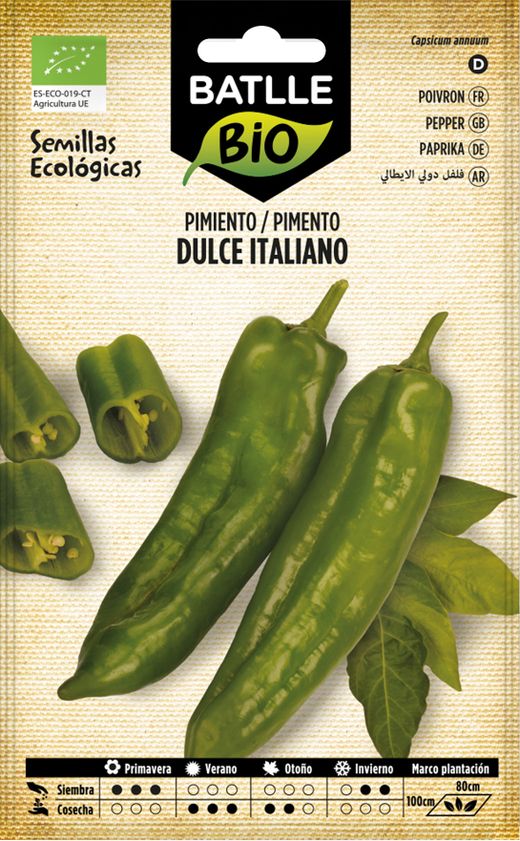 Graine de poivron italien biologique