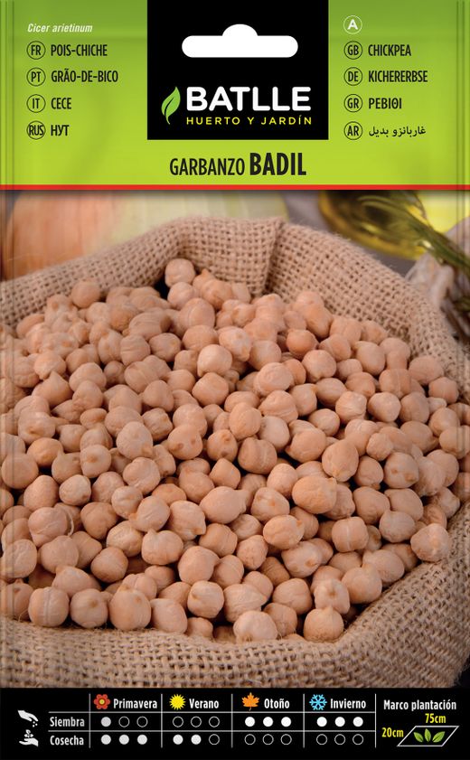 Graines horticoles de pois chiches Badil