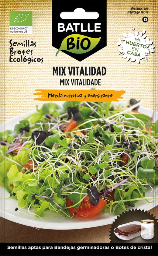 Mélange de graines germées bio Vitality