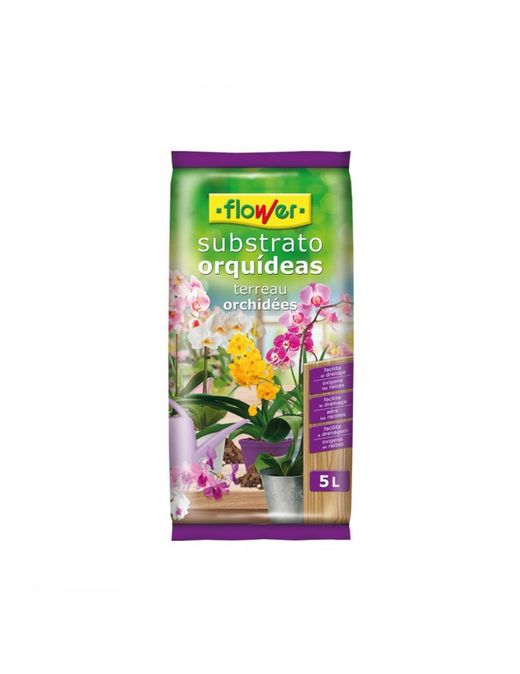 Substrat pour planter des orchidées