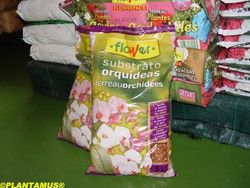 Sustrato para la plantación de orquídeas