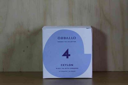Chá preto orgânico com canela